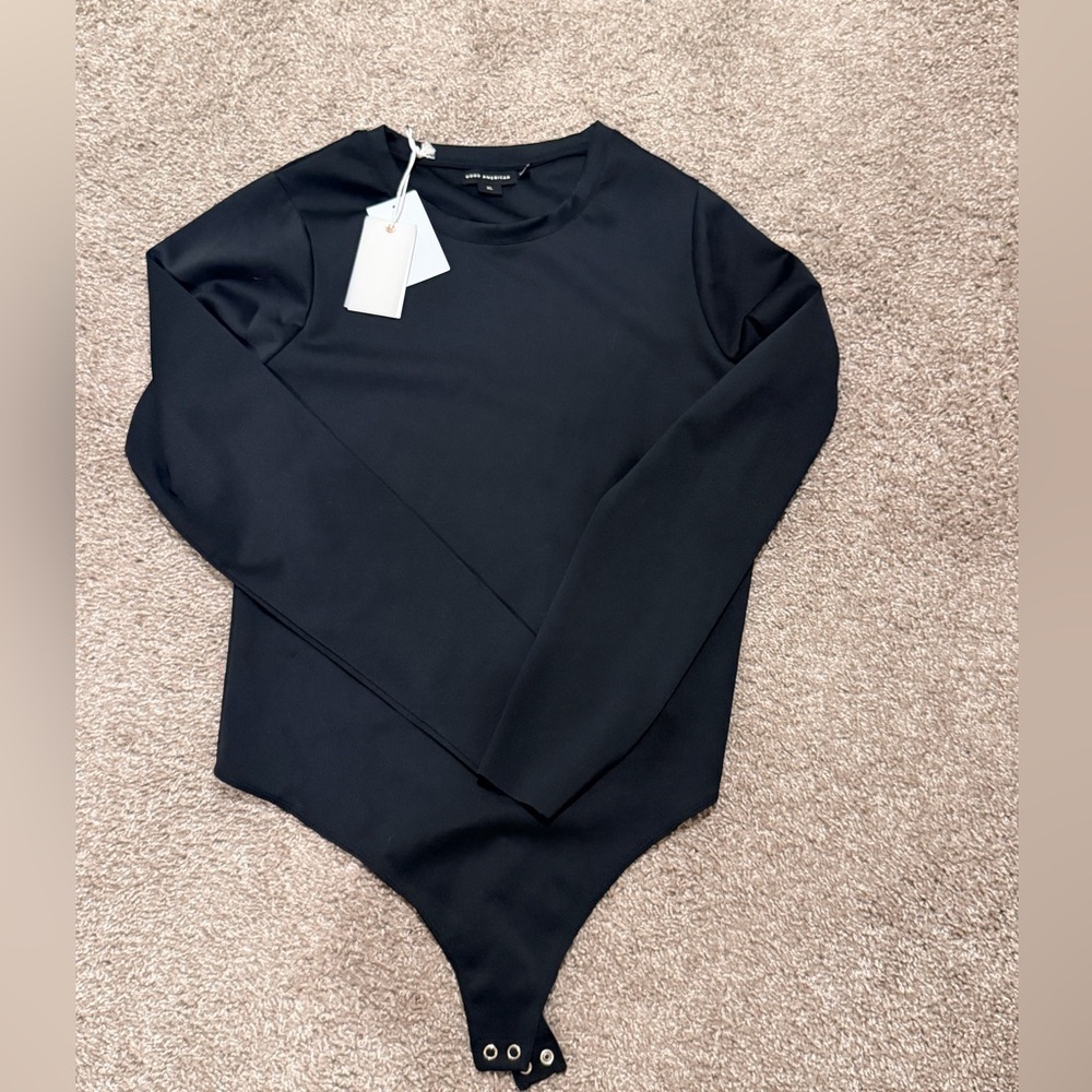 NWT Good American The Sculpting Modern Long Sleeve Bodysuit size XL - Picture 5 of 11